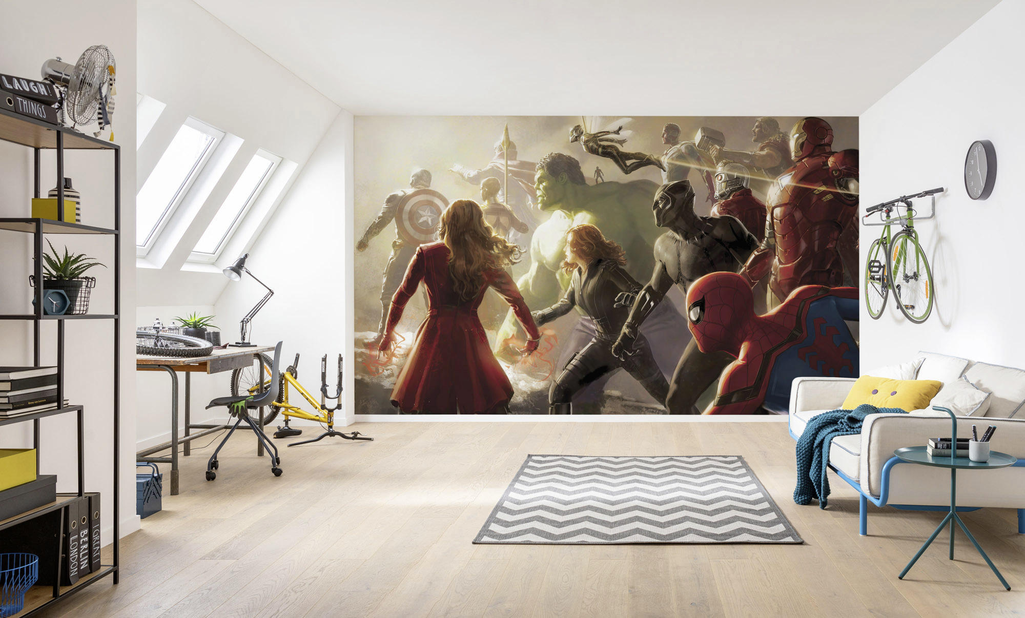 FOTOTAPET 500/280 cm  - multicolor, Trend, textil (500/280cm)