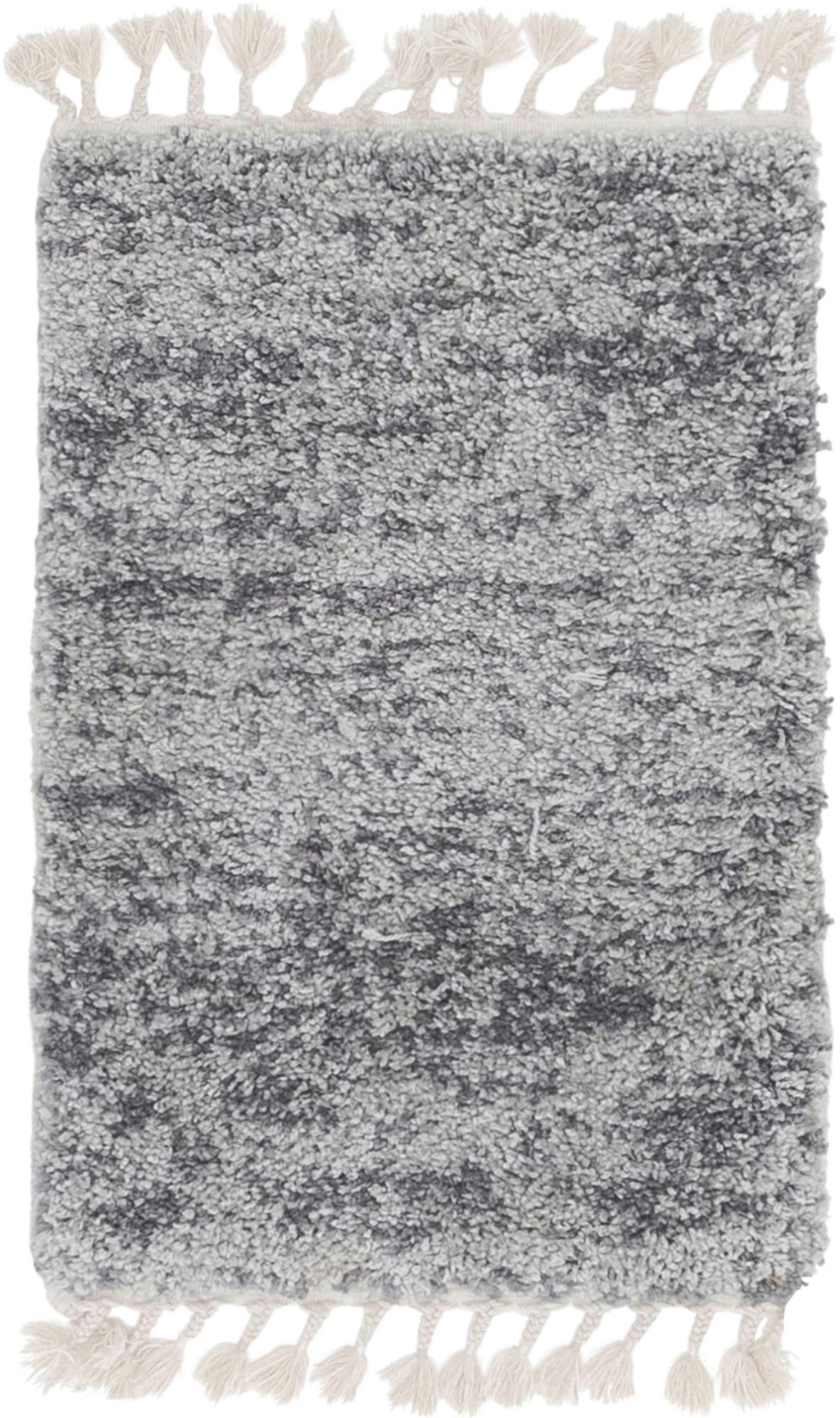 WEBTEPPICH 65/90 cm  - Grau, Basics, Textil (65/90cm)