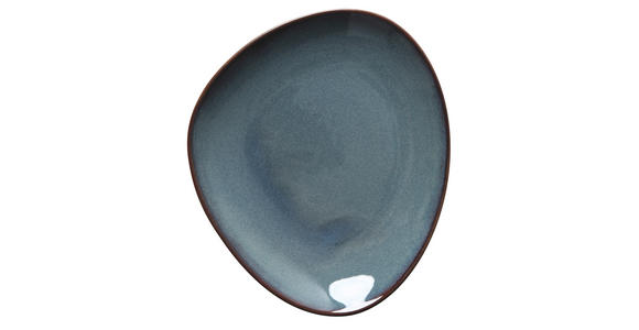 SPEISETELLER ORGANIC DENIM   29/26 cm  - Hellblau, Trend, Keramik (29/26cm) - Novel
