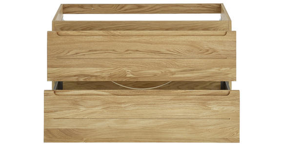 WASCHBECKENUNTERSCHRANK 100/54/46 cm  - Eichefarben, KONVENTIONELL, Holz/Holzwerkstoff (100/54/46cm) - Linea Natura