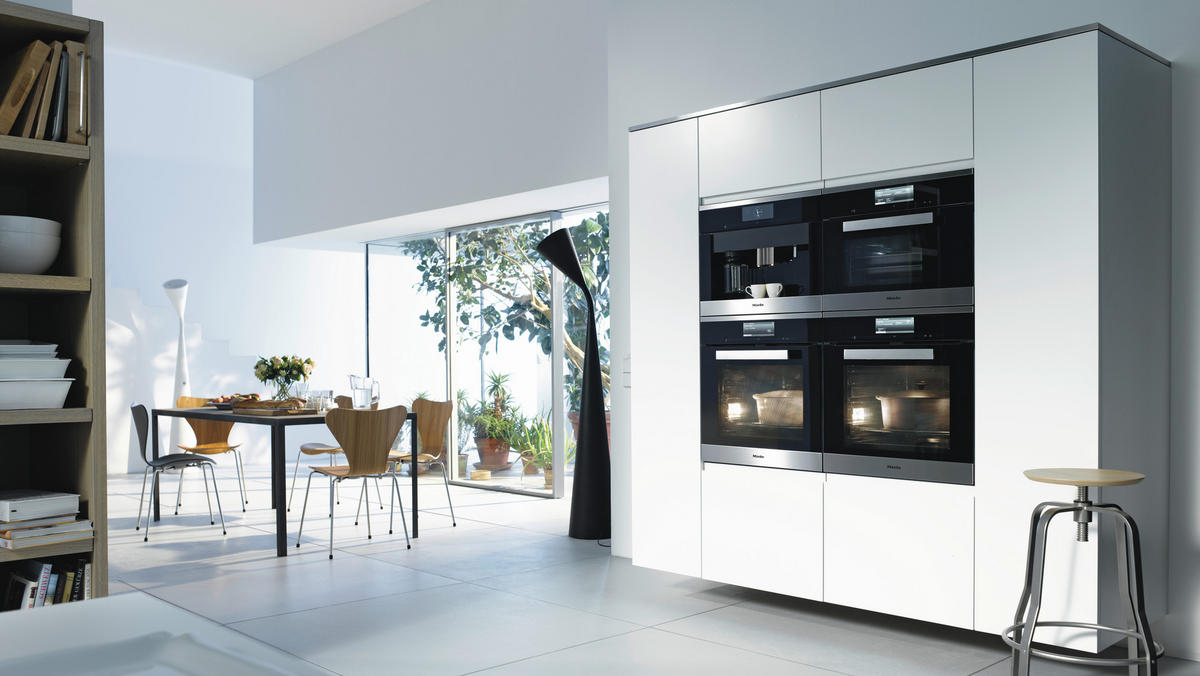 EINBAUBACKOFEN H 7364 BP  - Edelstahlfarben, Basics, Glas/Metall (59,5/59,6/56,9cm) - Miele