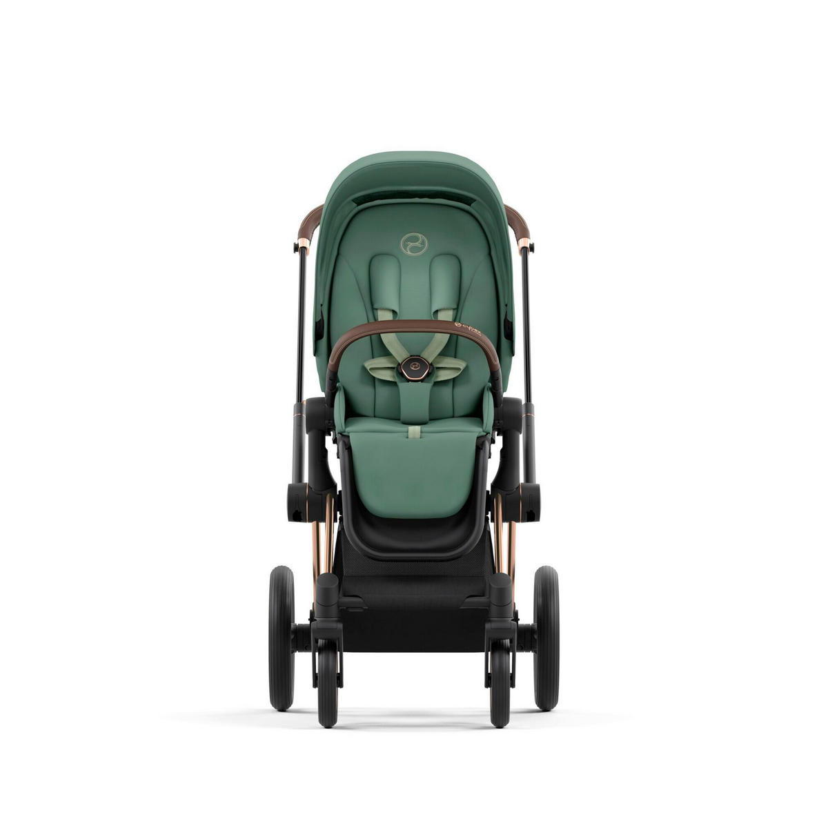 SPORTWAGENAUFSATZ PRIAM  - Dunkelgrün, Basics, Kunststoff/Textil (92/60/109cm) - cybex PLATINUM