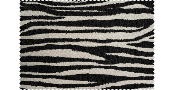 ARMLEHNSTUHL  Stoffauswahl, Sitzfläche 360° drehbar, automatische Rückholfunktion Mikrofaser  - Schwarz/Weiß, Design, Textil/Metall (61/84/63cm) - Novel