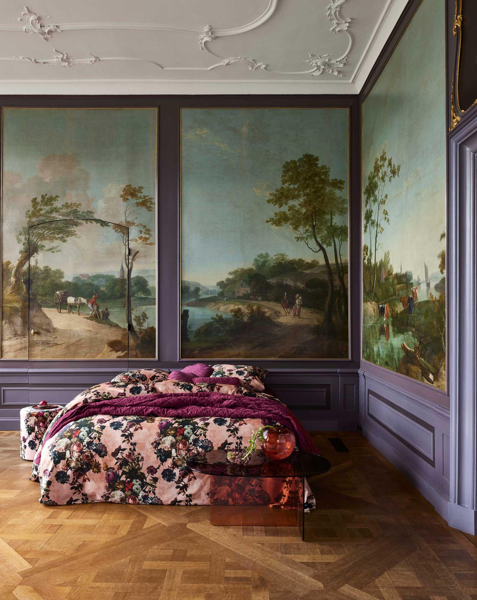 POSTELJNINA KARLI 135/200 cm saten pink  - pink, Konvencionalno, tekstil (135/200cm) - Essenza