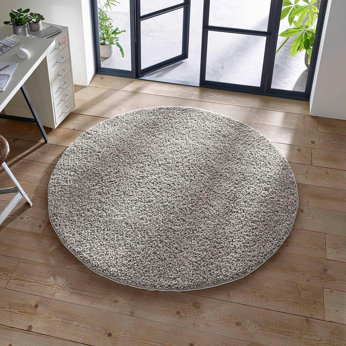120 cm Venezia Hellgrau  - Hellgrau, KONVENTIONELL, Textil (120cm) - Novel