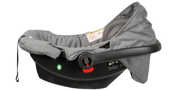 KINDERWAGENSET Korfu  - Dunkelgrau/Schwarz, Basics, Kunststoff/Textil - My Baby Lou