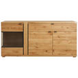 SIDEBOARD 170/79/43 cm  - Wildeiche/Anthrazit, Natur, Glas/Holz (170/79/43cm) - Linea Natura