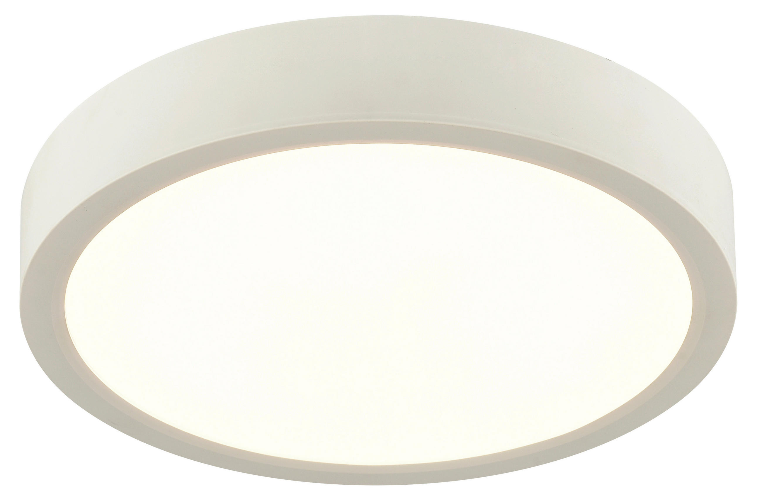 Plafonieră Cu Led 15 W  22,5/3,6 cm    - alb, Konventionell, plastic (22,5/3,6cm) - Boxxx