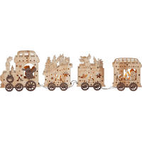 LED-DEKOLEUCHTE 54/8/12,5 cm   - Naturfarben/Weiß, Basics, Holz/Kunststoff (54/8/12,5cm) - Eglo