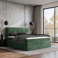 BOXSPRINGBETT 180/200 cm  in Grün  - Schwarz/Grün, Design, Kunststoff/Textil (180/200cm) - Esposa