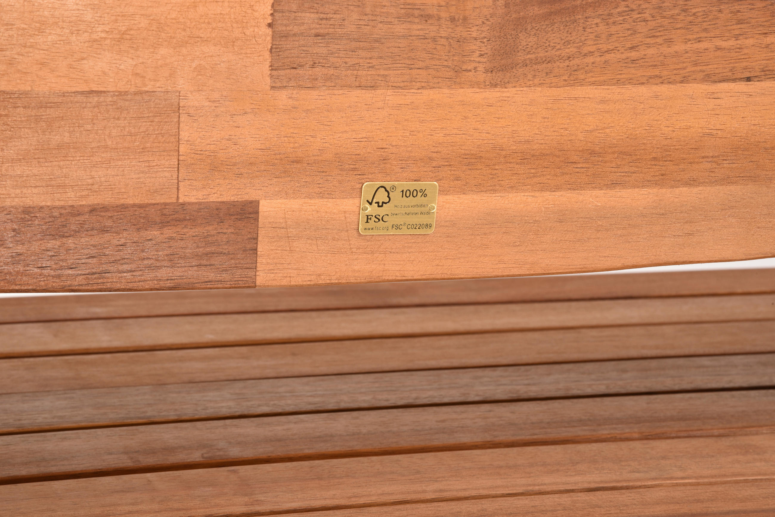 GARTENBANK 66/90/140 cm Akazie   - Braun/Akaziefarben, MODERN, Holz (66/90/140cm) - Gardenson