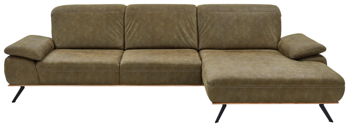 SEDEŽNA GARNITURA, mikrovlakna  - črna, Moderno, kovina/tekstil (322/201cm) - Beldomo System