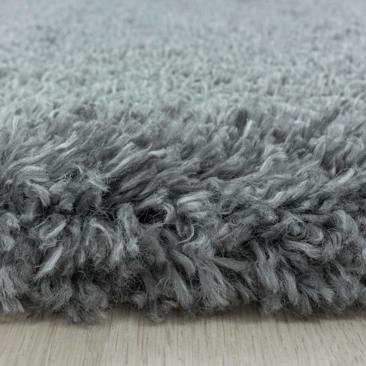 HOCHFLORTEPPICH 80 cm Fluffy 3500 Lightgrey Hellgrau  - Hellgrau, Basics, Textil (80cm) - Novel
