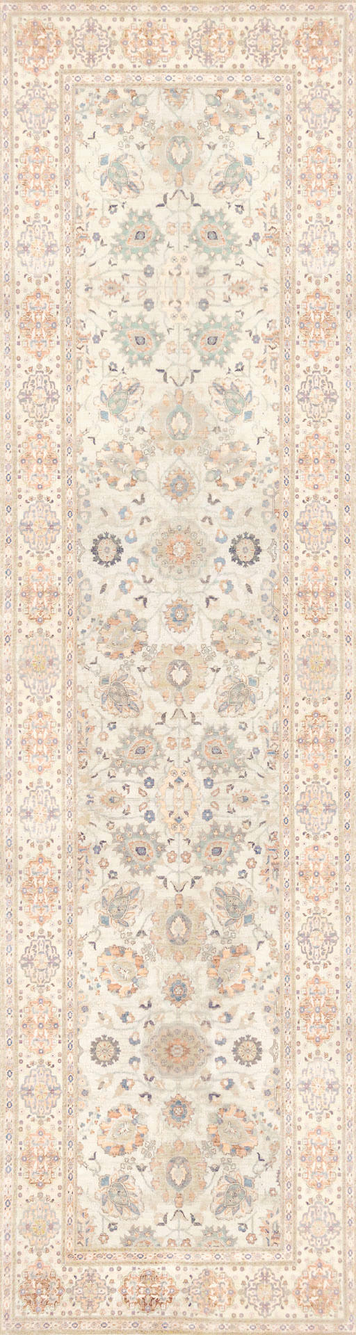 LÄUFER Living Jane 80/300 cm  in Hellrosa, Perlmutt, Pastellblau  - Pastellblau/Hellrosa, LIFESTYLE, Kunststoff/Textil (80/300cm) - Lindorug