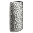 VASE 32 cm  - Nickelfarben, Design, Metall (15,5/32/7cm) - Ambia Home