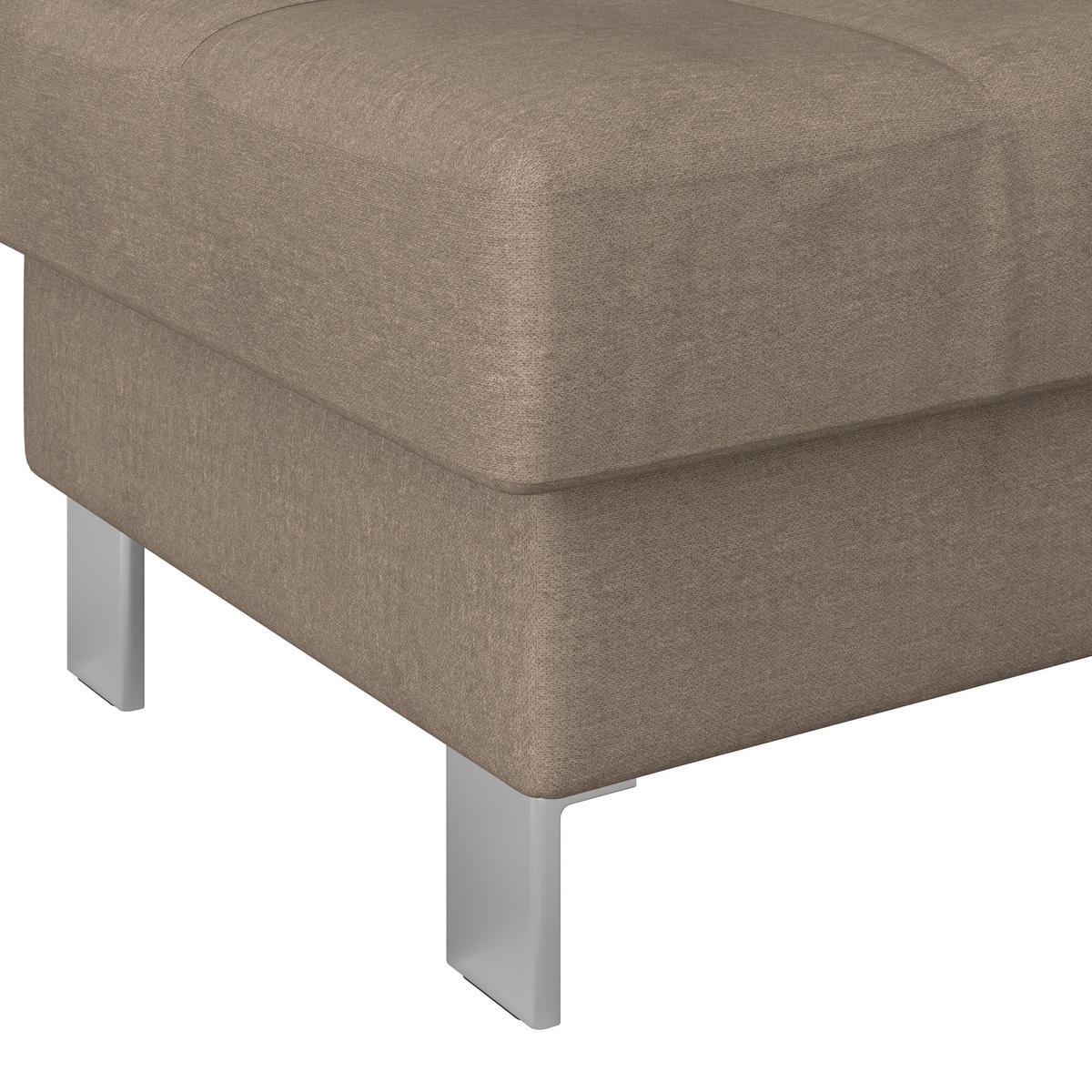 PALL i textil taupe  - taupe, Modern, metall/textil (90/44/73cm) - Ondega