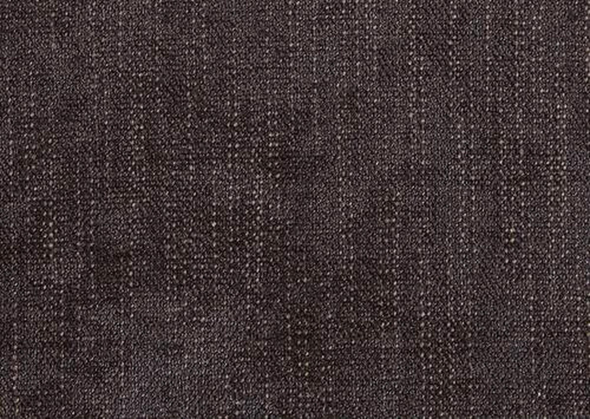 ECKSOFA  in Flachgewebe Dunkelbraun  176-217/279-327 cm  - Dunkelbraun/Schwarz, Design, Textil/Metall (176-217/279-327cm) - Dieter Knoll