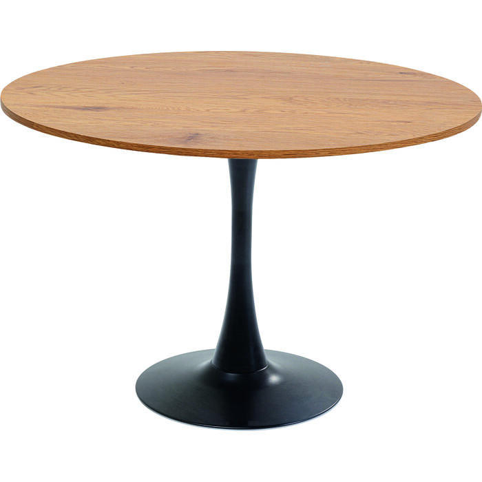 ESSTISCH in Metall, Holzwerkstoff 110/110/74 cm  - Eichefarben/Schwarz, LIFESTYLE, Holzwerkstoff/Metall (110/110/74cm) - Kare-Design