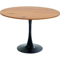 ESSTISCH in Metall, Holzwerkstoff 110/110/74 cm  - Eichefarben/Schwarz, LIFESTYLE, Holzwerkstoff/Metall (110/110/74cm) - Kare-Design