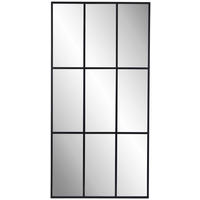 WANDSPIEGEL 100/200/3 cm    in rechteckig  - Schwarz, Trend, Glas/Holzwerkstoff (100/200/3cm) - Landscape