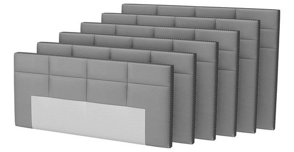 BOXSPRINGBETT 180/200 cm in Schwarz - Alufarben/Schwarz, KONVENTIONELL, Textil/Metall (180/200cm) - Dieter Knoll
