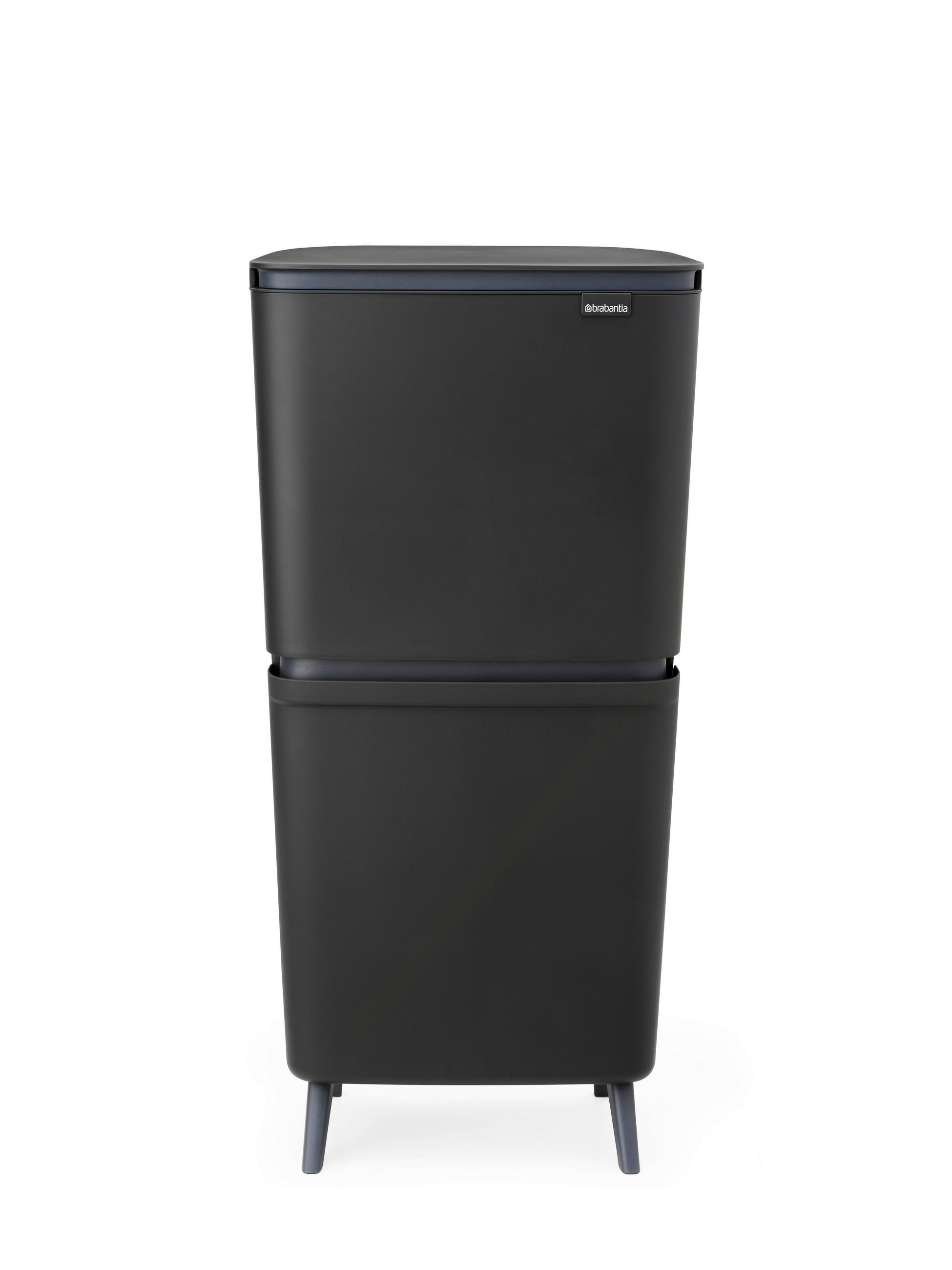 HULLADÉKGYŰJTŐ RENDSZER - fekete/szürke, Basics, műanyag (45l) - Brabantia