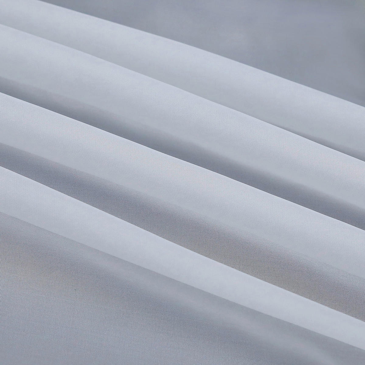 KURZGARDINE   120/125 cm   - Weiß Hochglanz, Basics, Textil (120/125cm) - Joyswahl