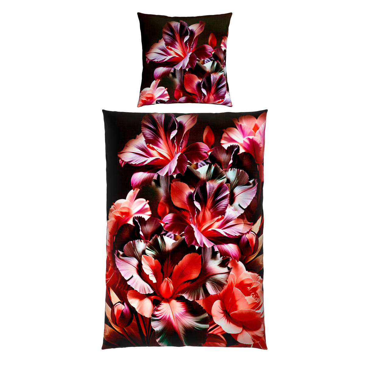 WENDEBETTWÄSCHE Satin 135/200 cm  - Lila, Textil (135/200cm) - Novel