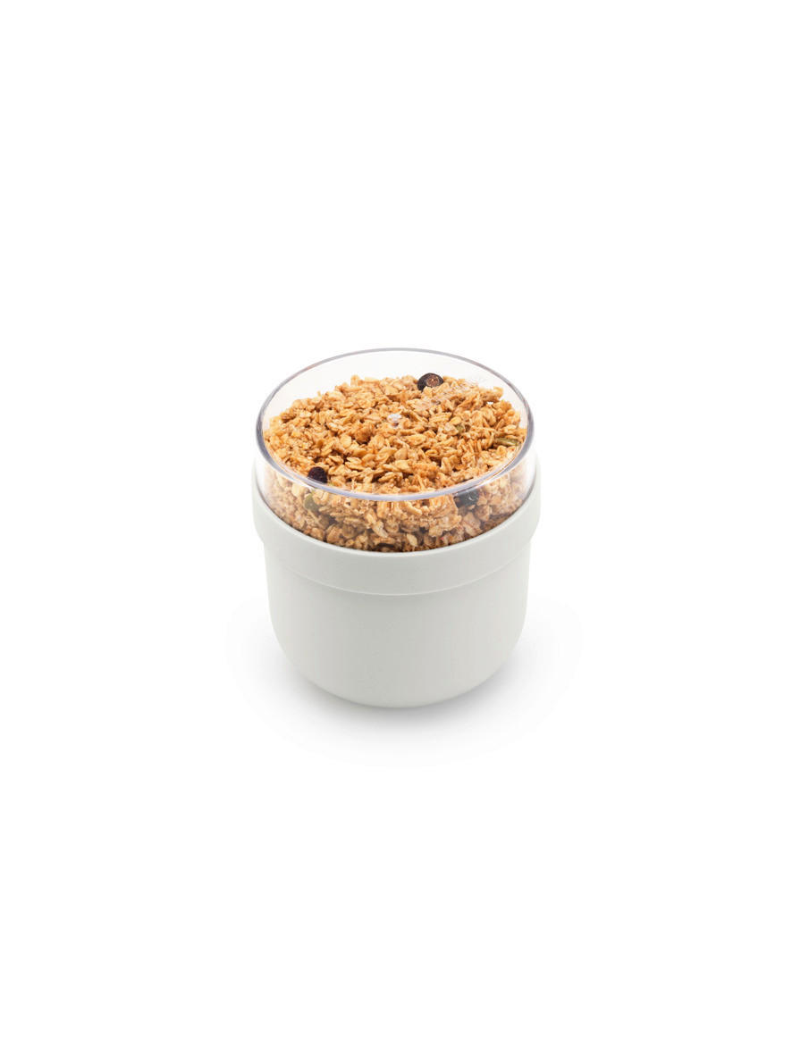 KRABIČKA NA OBĚD  - světle šedá, Basics, plast (11/11.1/11cm) - Brabantia