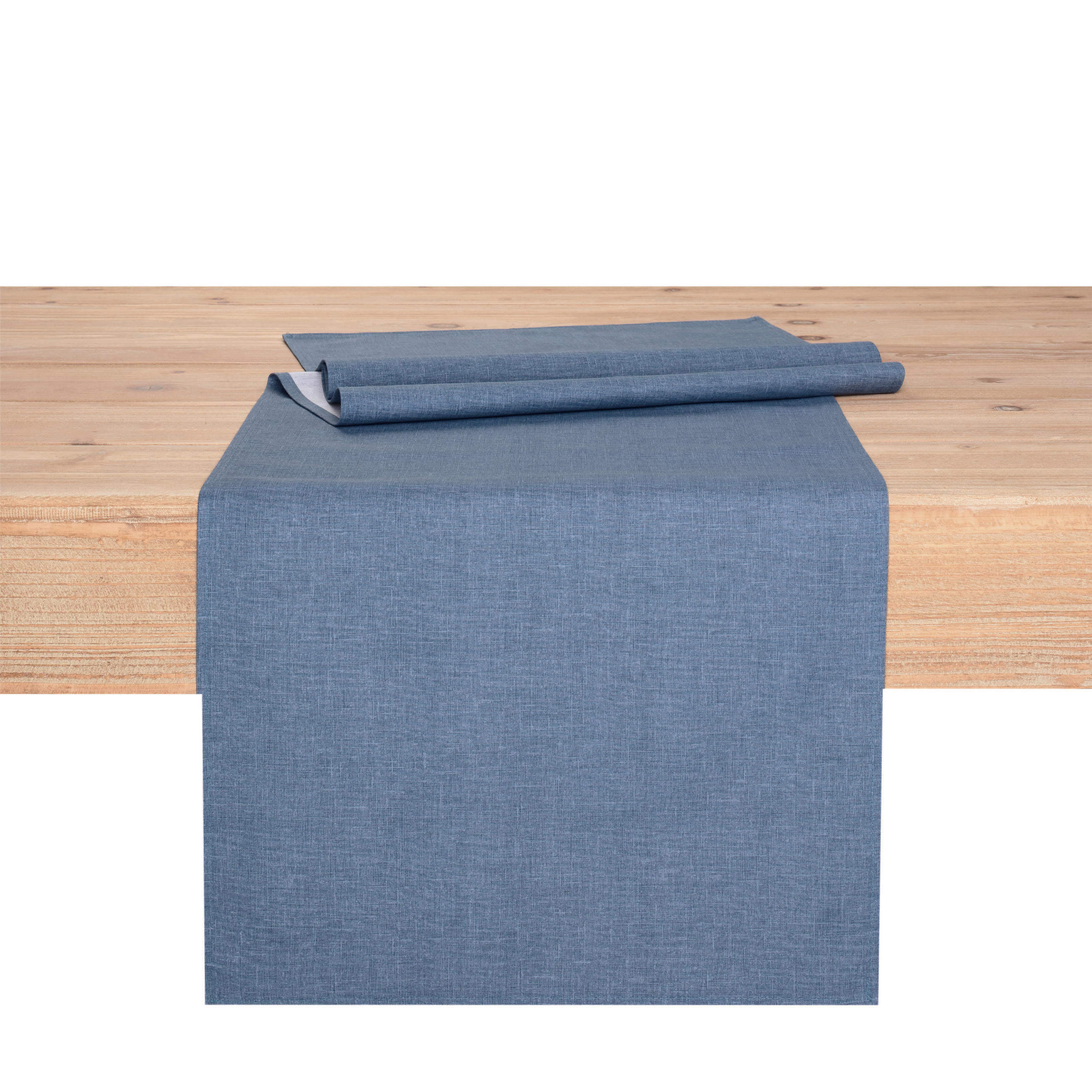 TISCHLÄUFER Oslo 40/140 cm  - Blau, Basics, Textil (40/140cm) - Peyer Syntex