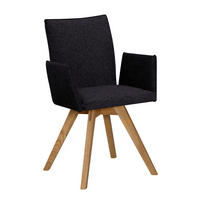 ARMLEHNSTUHL  in Samt  - Eichefarben/Anthrazit, KONVENTIONELL, Holz/Textil (60/91/61cm) - Moderano