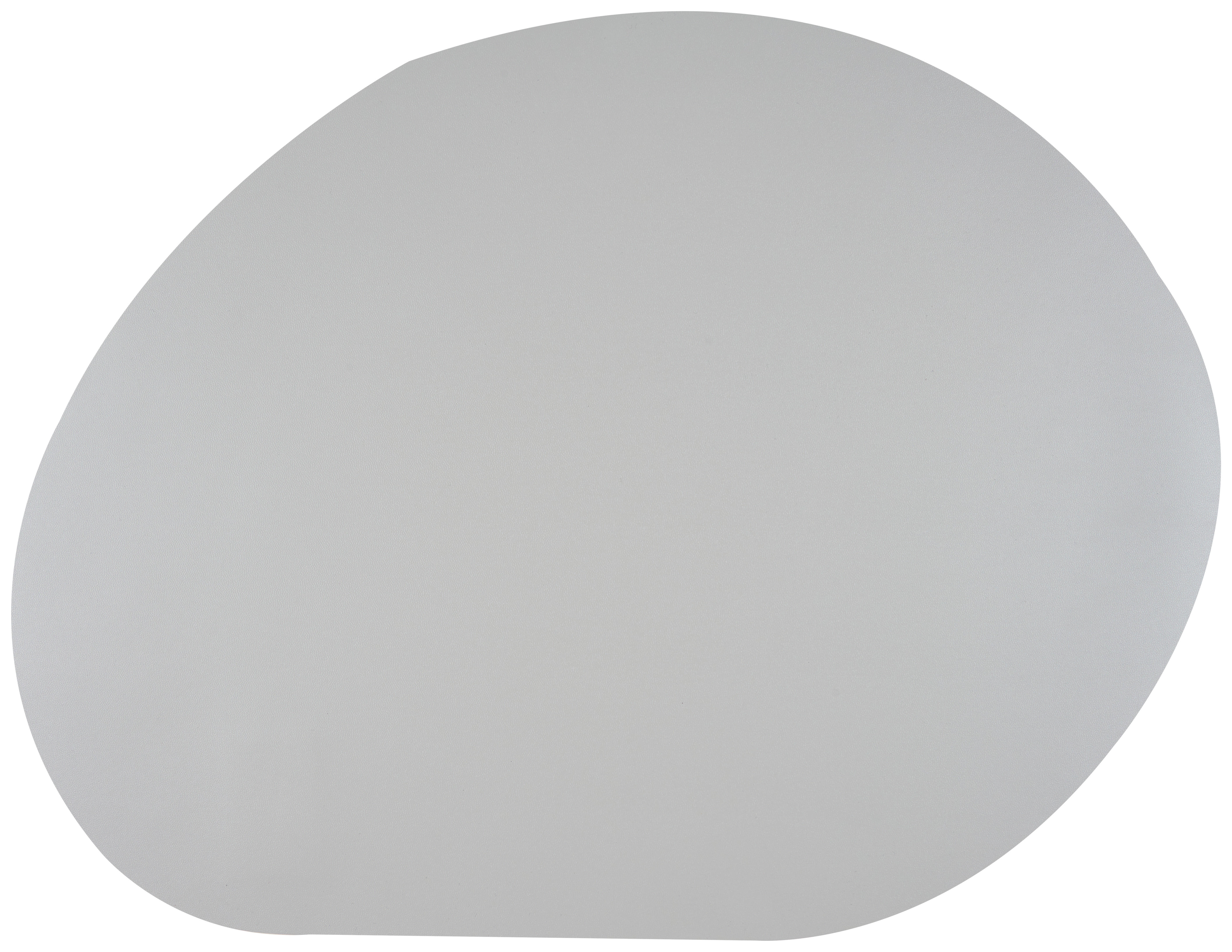 TISCHSET Textil Lederlook Silberfarben  - Silberfarben, Basics, Textil (45/35/0,18cm) - Ambia Home