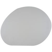 TISCHSET Textil Lederlook Silberfarben  - Silberfarben, Basics, Textil (45/35/0,18cm) - Ambia Home