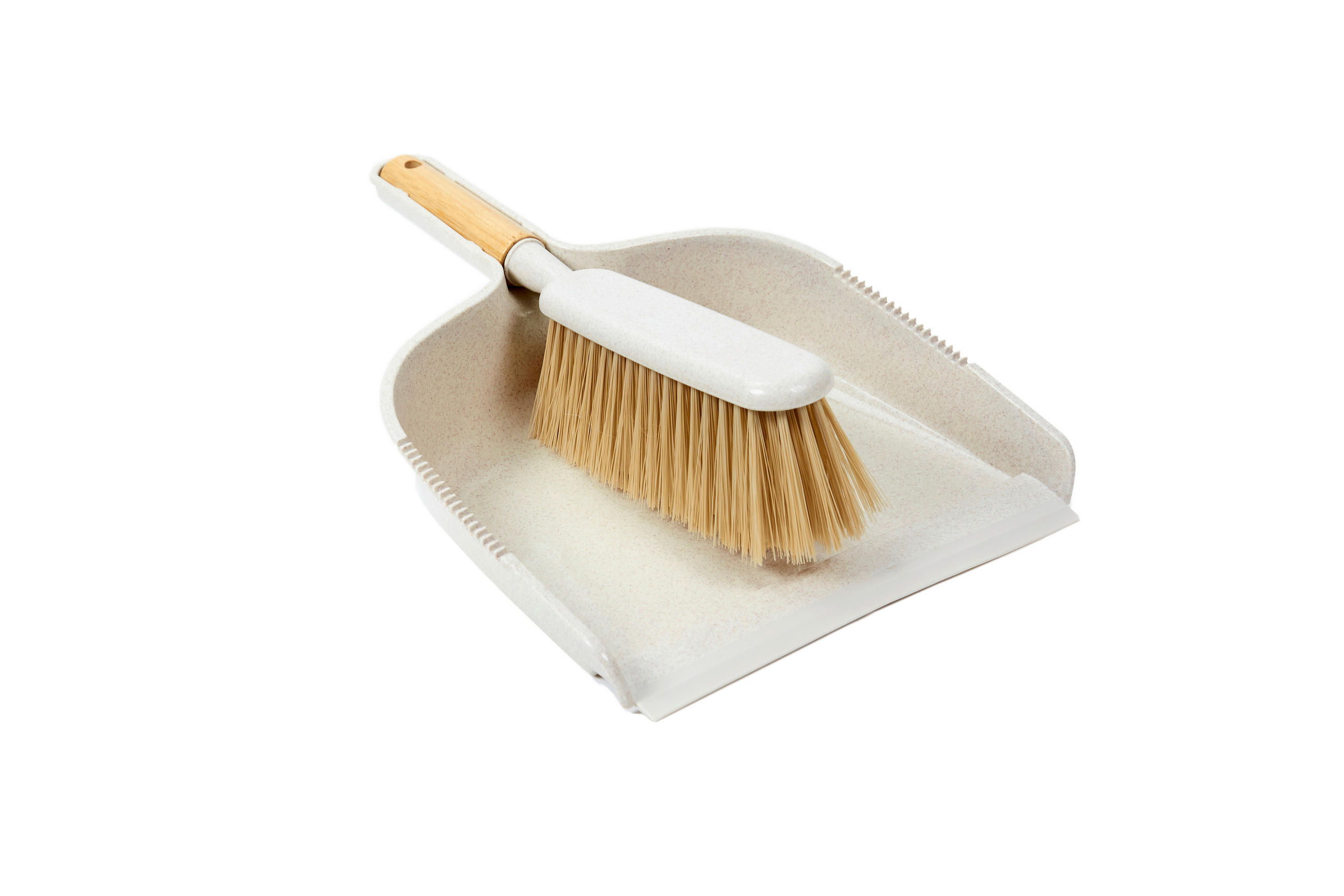 SÚPRAVA METLY A LOPATKY - Basics, plast/prírodné materiály (24/31cm)