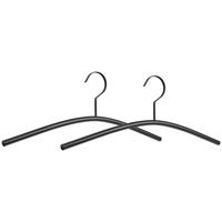 KLEIDERBÜGELSET 2-TEILIG 45 cm Metall  - Schwarz, Design, Metall (45cm)