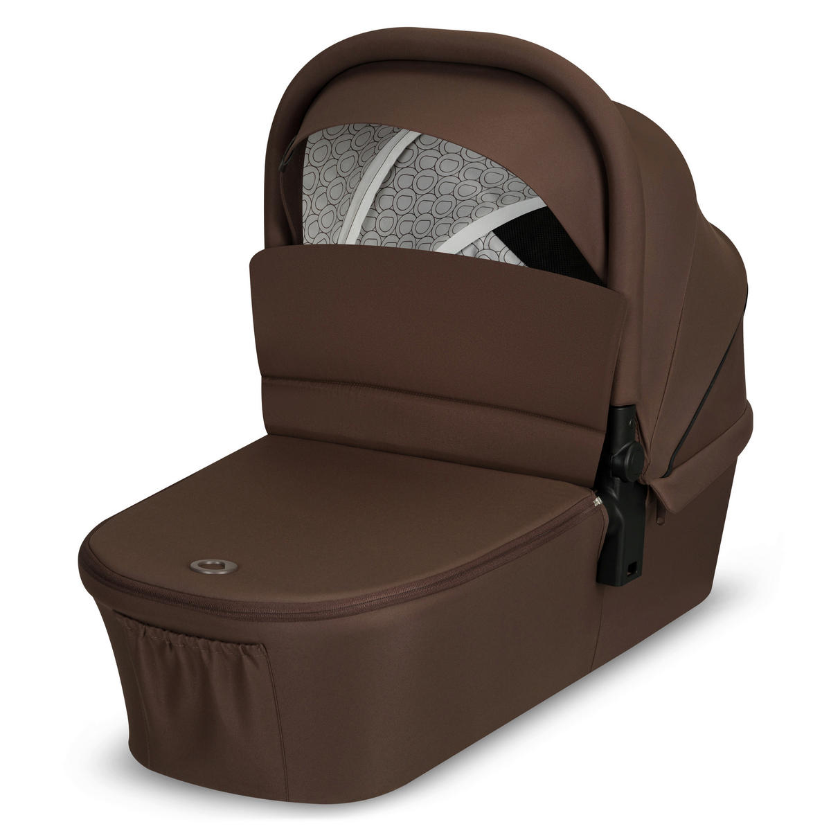 KINDERWAGENSET Mika Plus 3 in 1  - Schwarz/Mokka, Basics, Textil (93/62/110cm) - Lionelo