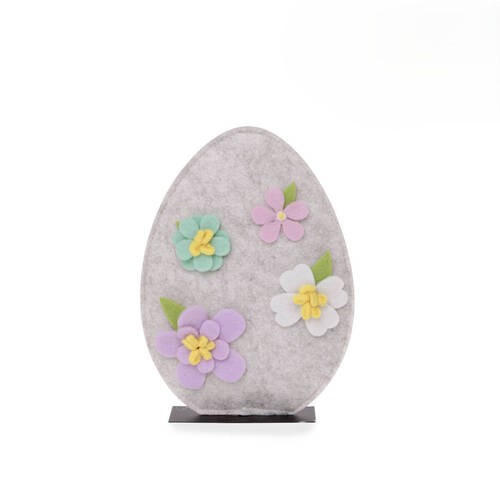 DEKOEI - Flieder/Hellgrau, LIFESTYLE, Textil/Metall (18/4,5/27cm)