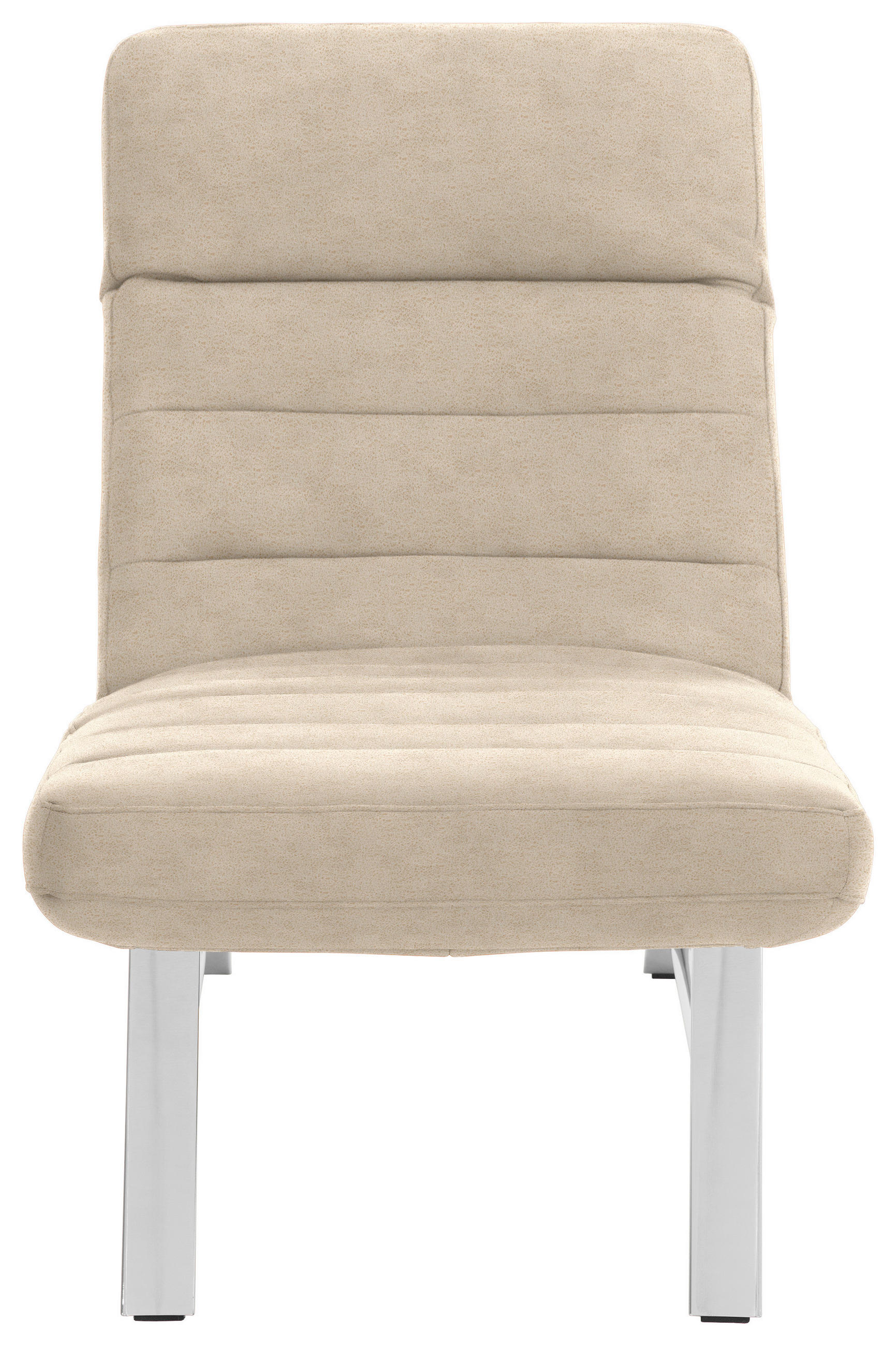 LIEGE in Mikrofaser Beige  - Chromfarben/Beige, Design, Textil/Metall (65/91/170cm) - Chilliano