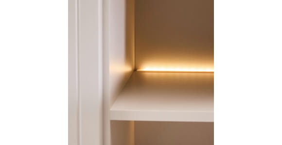 SIDEBOARD  in 153,6/83/38 cm  - Kaschmir, KONVENTIONELL, Glas/Holzwerkstoff (153,6/83/38cm) - Voleo