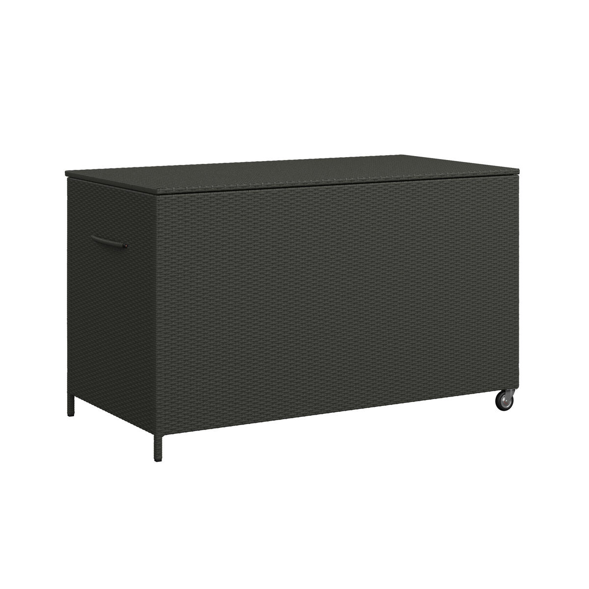 KISSENBOX 155/95/81 cm  - Schwarz, MODERN, Kunststoff/Textil (155/95/81cm) - Ambia Garden