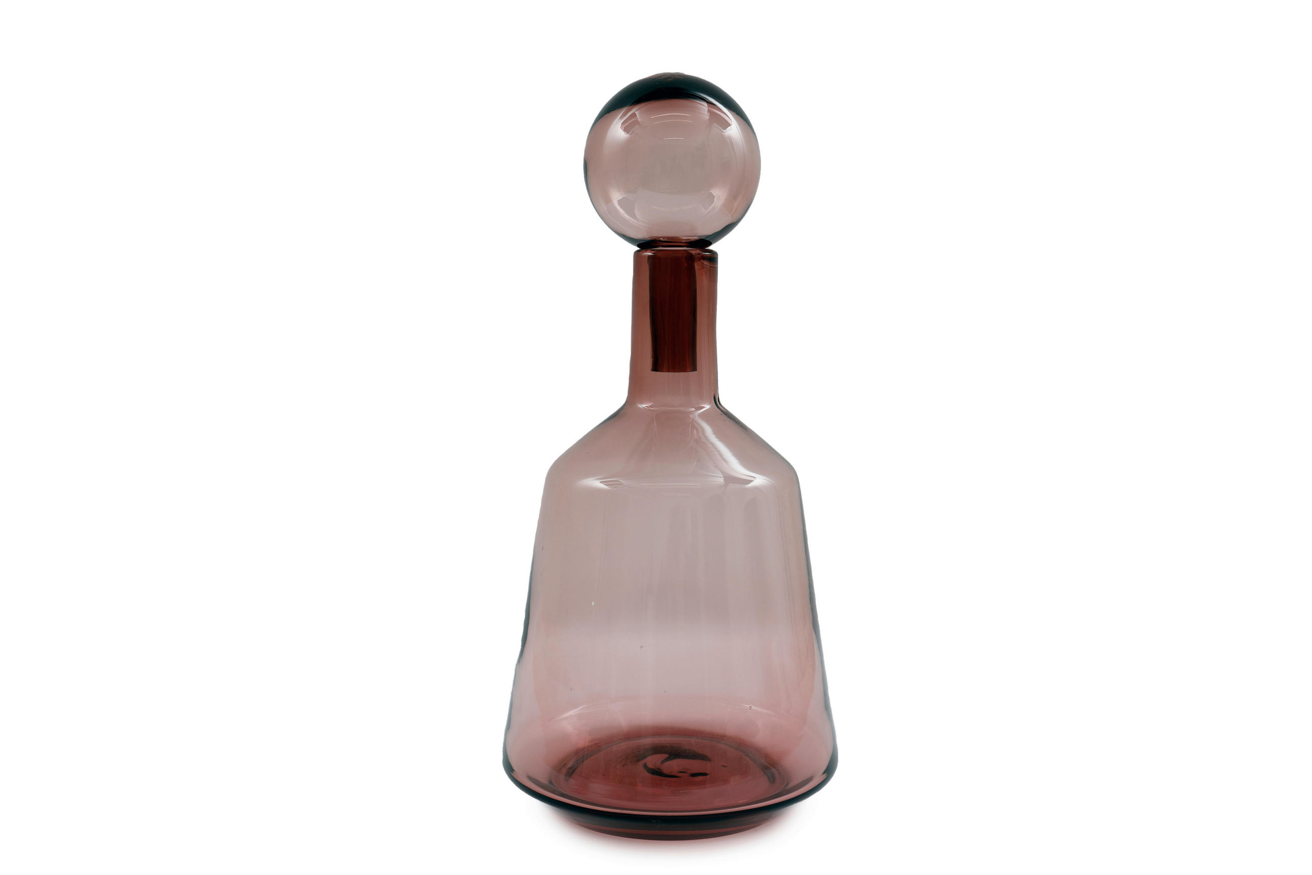 VÁZA, sklo, 41 cm - starorůžová, Basics, sklo (20/20/41cm)