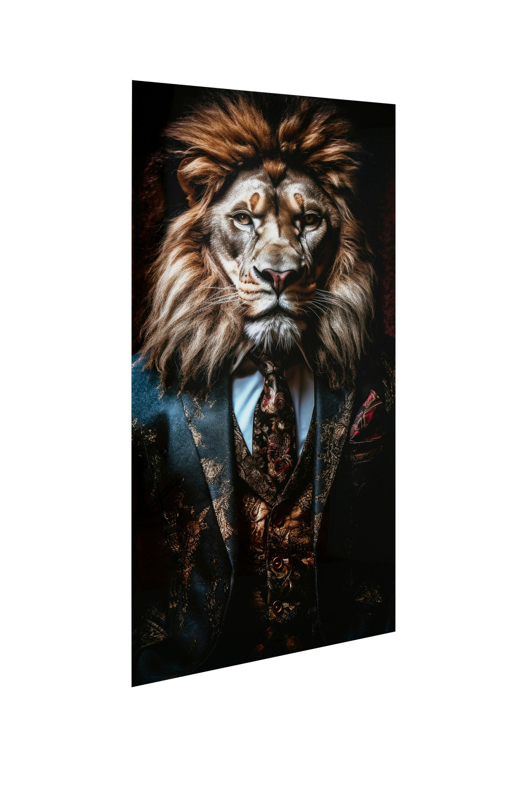 GLASBILD Tiere 90/180 cm  - Multicolor, Design, Glas (90/180cm)
