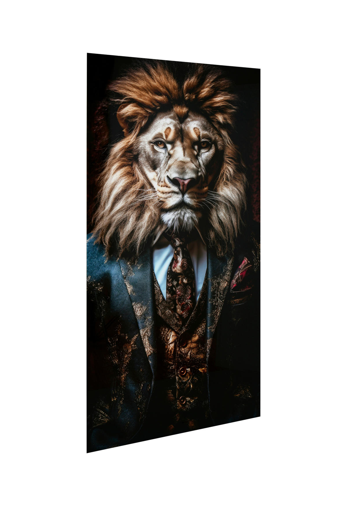 GLASBILD Tiere 90/180 cm  - Multicolor, Design, Glas (90/180cm)