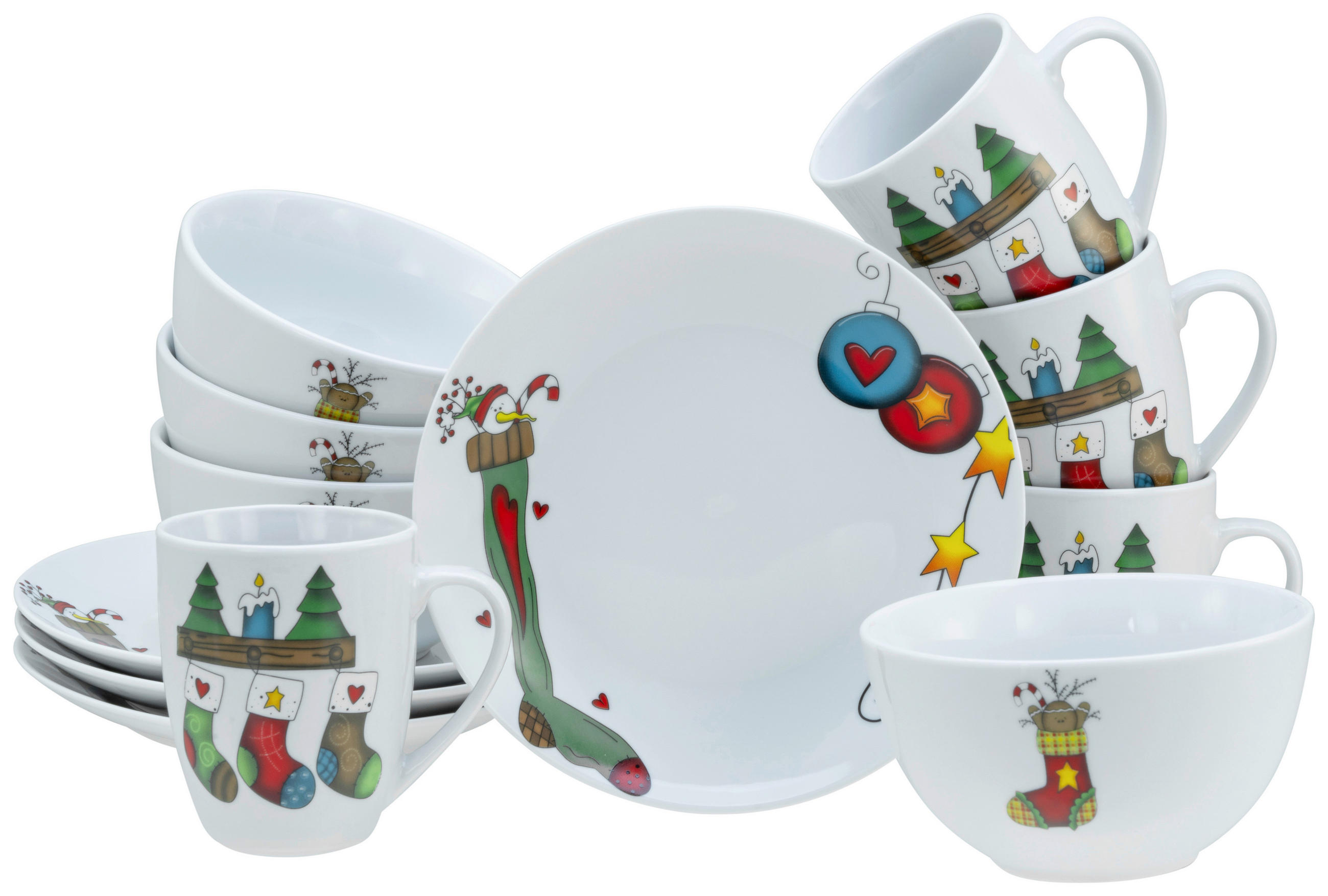 RAŇAJKOVÁ SÚPRAVA, porcelán - Basics, keramika (35/25/27,5cm) - Creatable