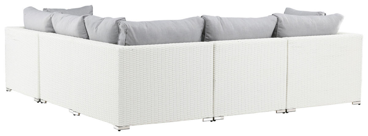 LOUNGEGARNITUR 87/249 cm  - Hellgrau, KONVENTIONELL, Kunststoff (87/249cm) - Gardenson