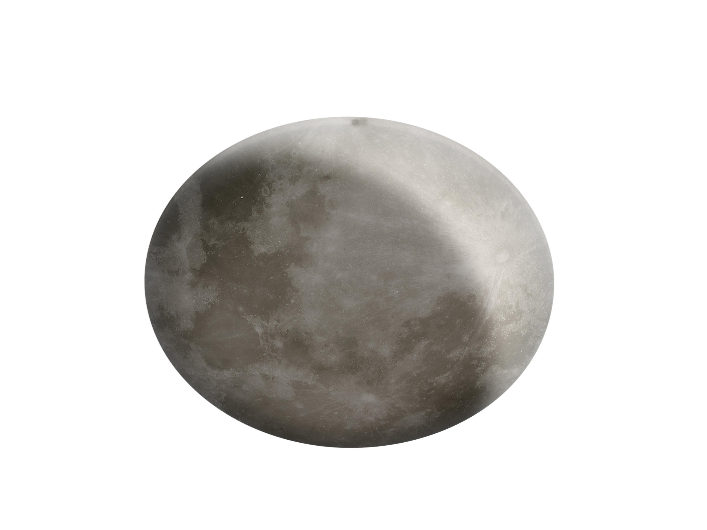 LED-DECKENLEUCHTE LUNAR 60/12 cm   - Weiß, Trend, Kunststoff (60/12cm) - Trio Leuchten