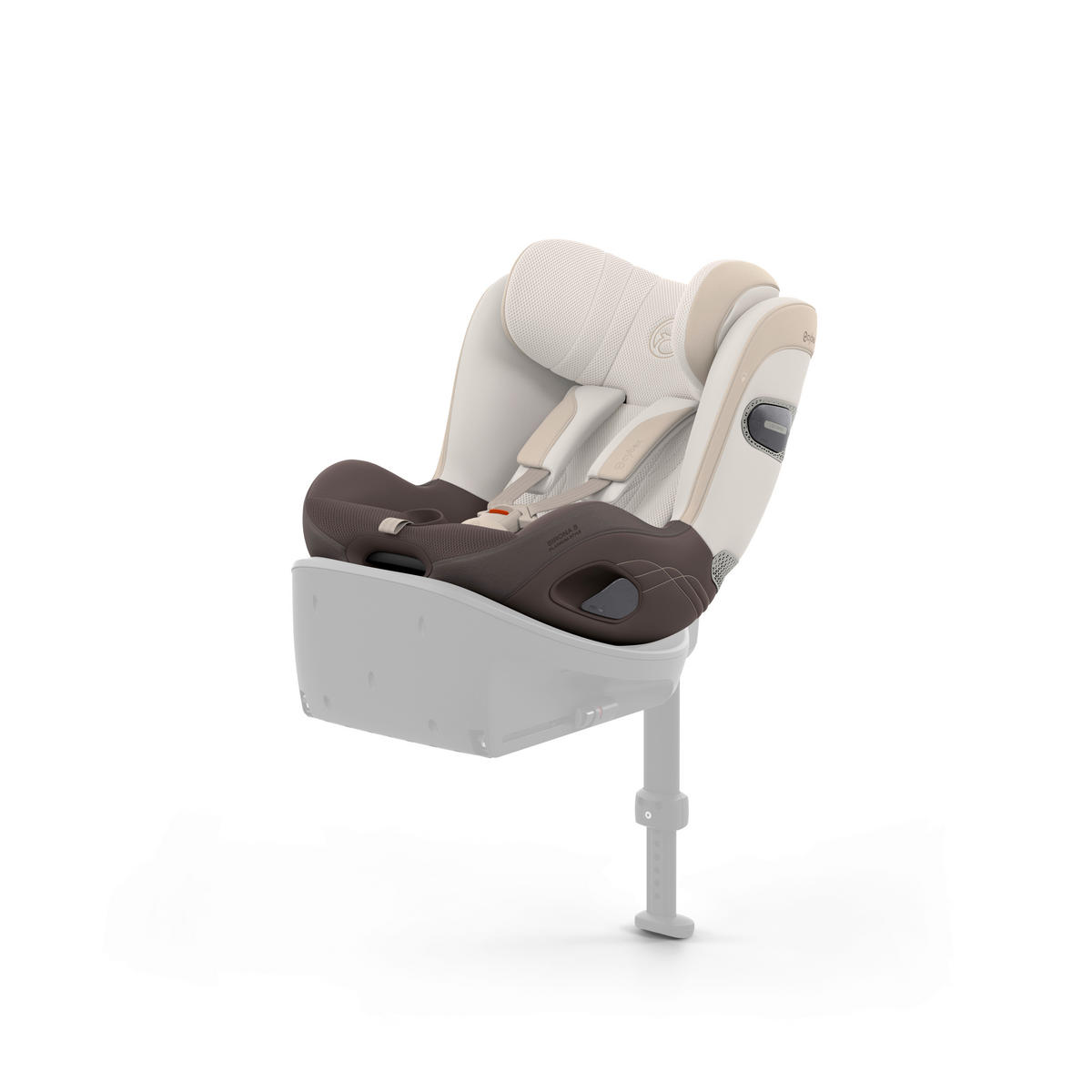 REBOARDER-KINDERSITZ Sirona S Style Amber Brown  - Hellbraun, Basics, Kunststoff/Textil (53/45,5/49,5cm) - cybex PLATINUM