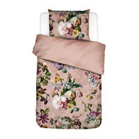 WENDEBETTWÄSCHE FLEUR Satin 135/200 cm  - Hellrosa, Basics, Textil (135/200cm) - Essenza