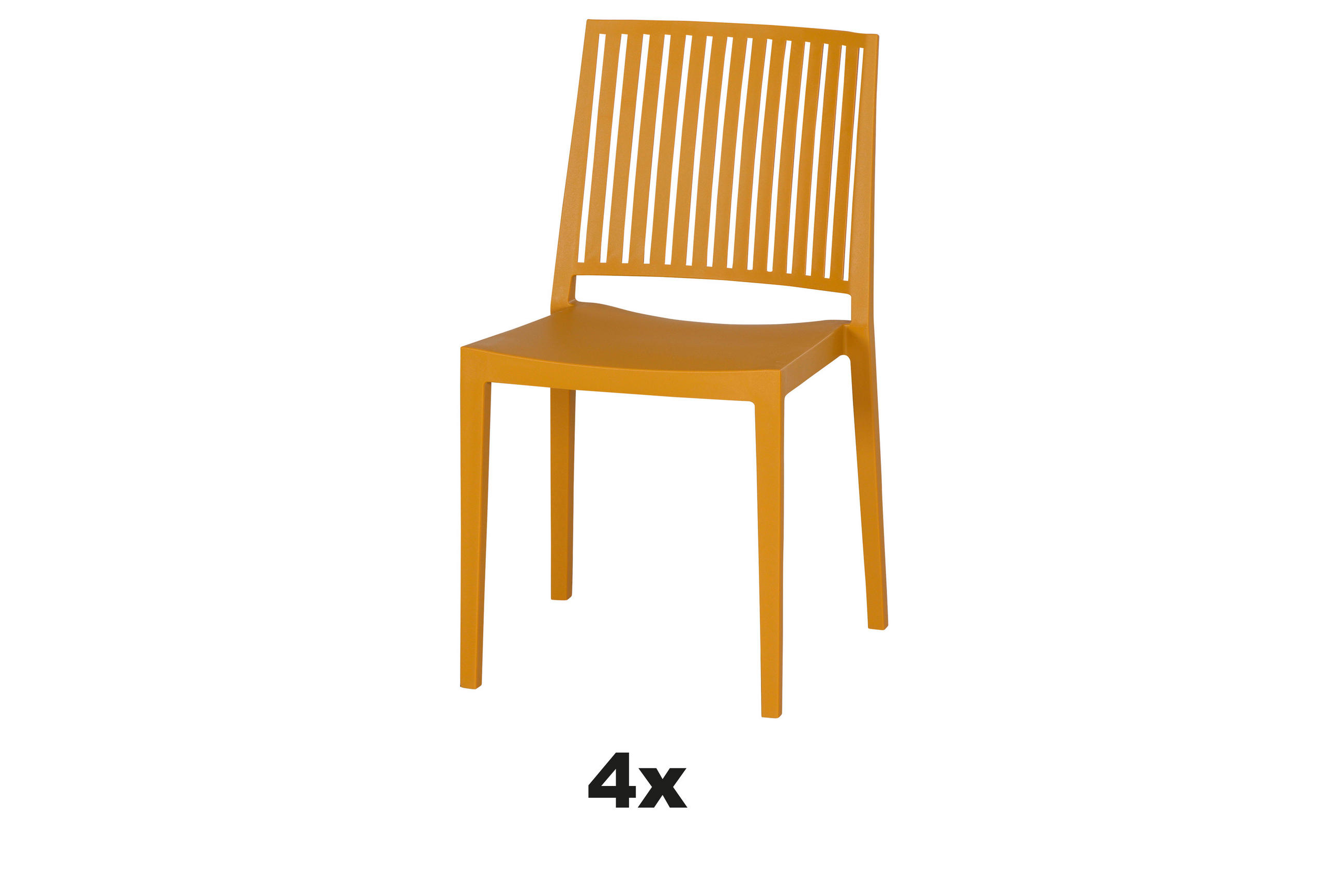 STAPELSTUHL Gelb  - Gelb, Basics, Kunststoff (57/80/56cm) - Siena Garden