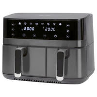 HEIßLUFTFRITTEUSE 5,5 Liter und 3,5 Liter L  - Schwarz, Basics, Kunststoff (41,8/31,1/39,2cm) - Bomann